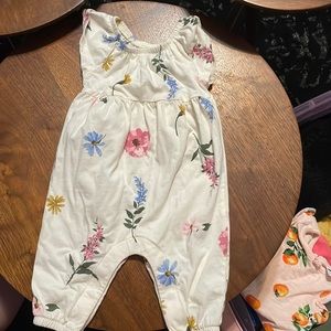Old Navy Floral Romper - 0-3M